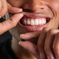 Guy using buccal troche between cheek and gum