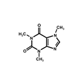 Caffeine in chemical notation