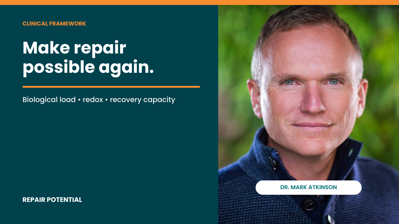 Unlocking Your Patients’ Repair Potential: From Survival Physiology to True Health Optimization