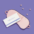 Tro Zzz product portrait with sleeping mask and troches