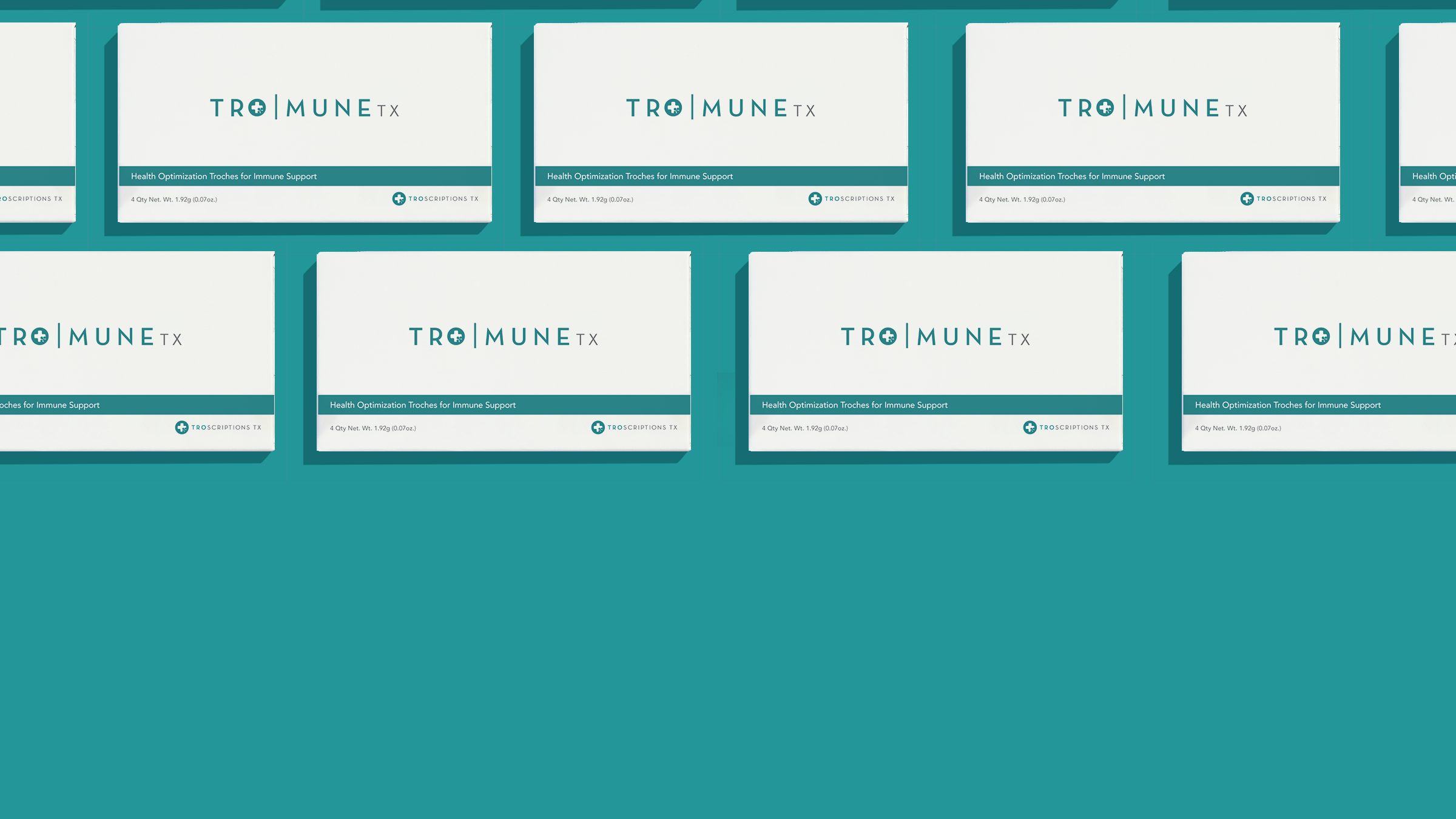 Tro Mune boxes in multiple rows